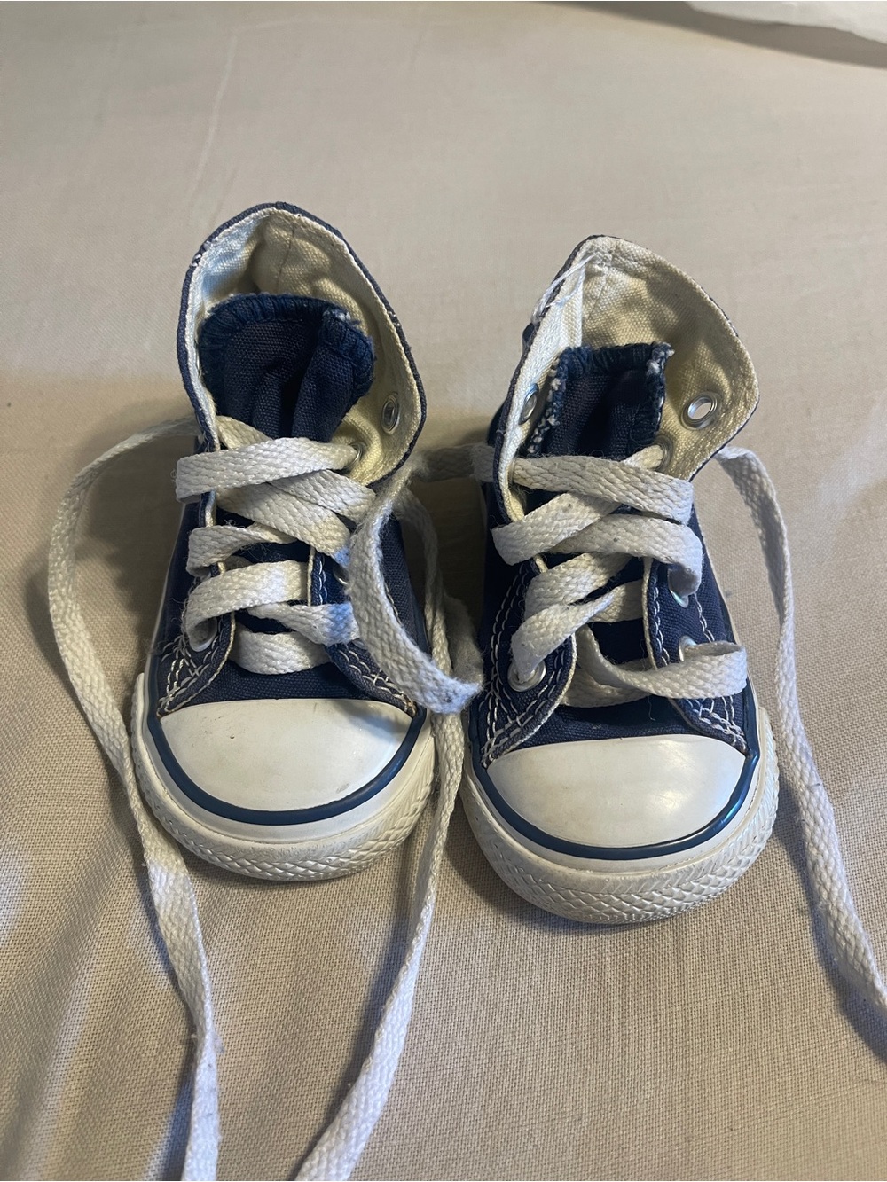 Blue Hi Top Toddler Converse